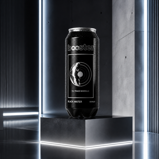 Booster Black Alkaline Water | Mineral-Infused | 500ml