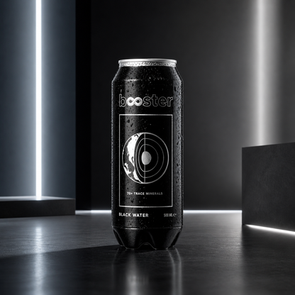 Booster Black Alkaline Water | Mineral-Infused | 500ml