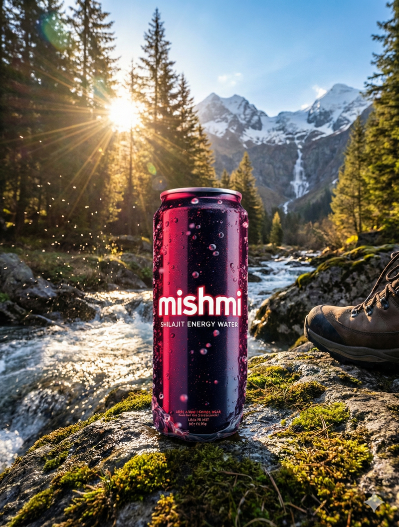 Himalayan Shilajit Infused water by Mishmi™ | Pack of 30 cans